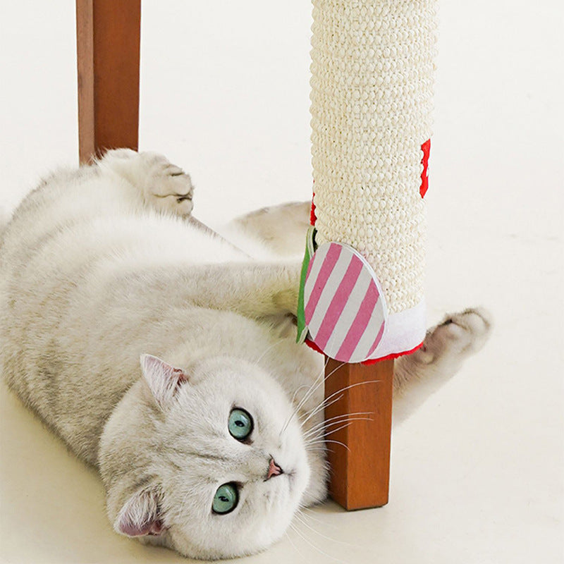 Zeze Caterpillar Sisal Cat Scratch Mat – Table & Chair Leg Protector