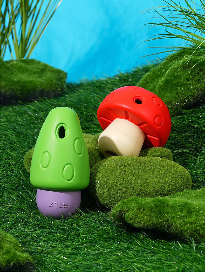Mushroom Chew Toy – Interactive Treat Dispenser for Dogs
