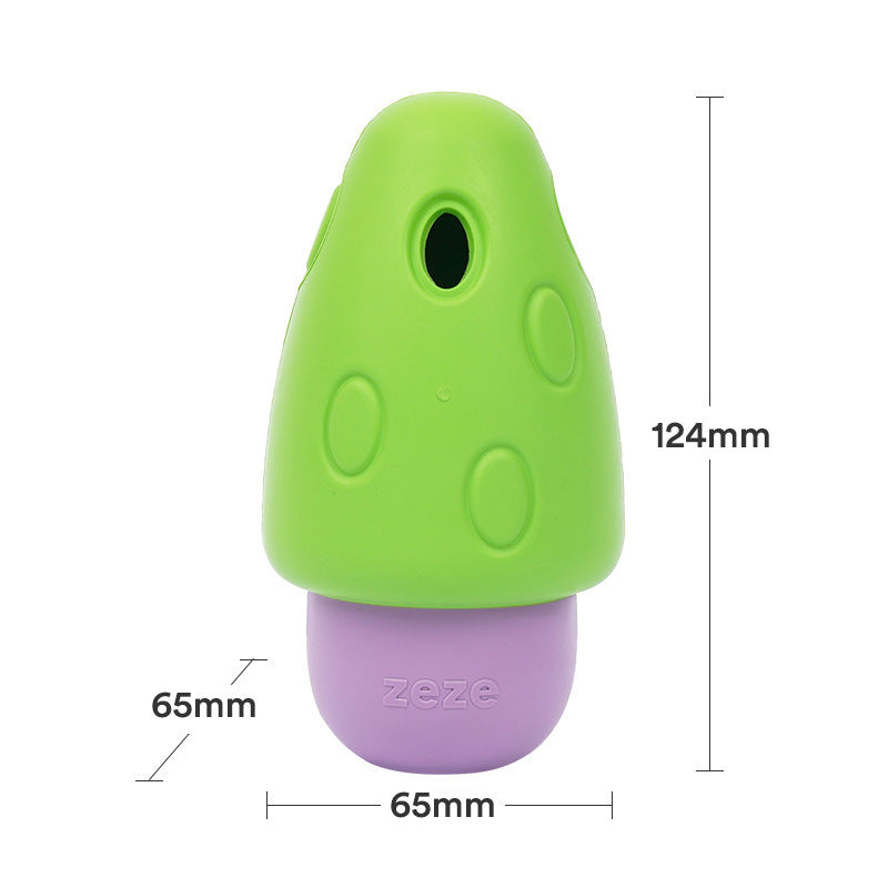 Mushroom Chew Toy – Interactive Treat Dispenser for Dogs