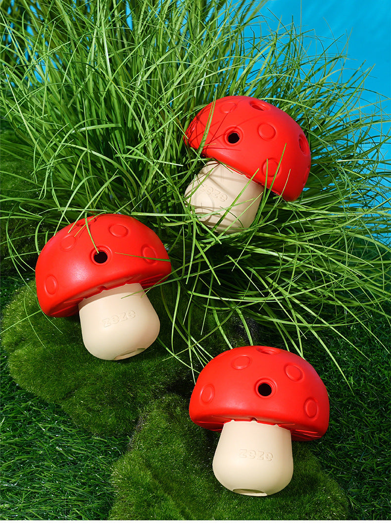 Mushroom Chew Toy – Interactive Treat Dispenser for Dogs