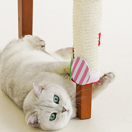 Zeze Caterpillar Sisal Cat Scratch Mat – Table & Chair Leg Protector